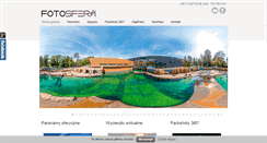 Desktop Screenshot of fotosfera360.pl